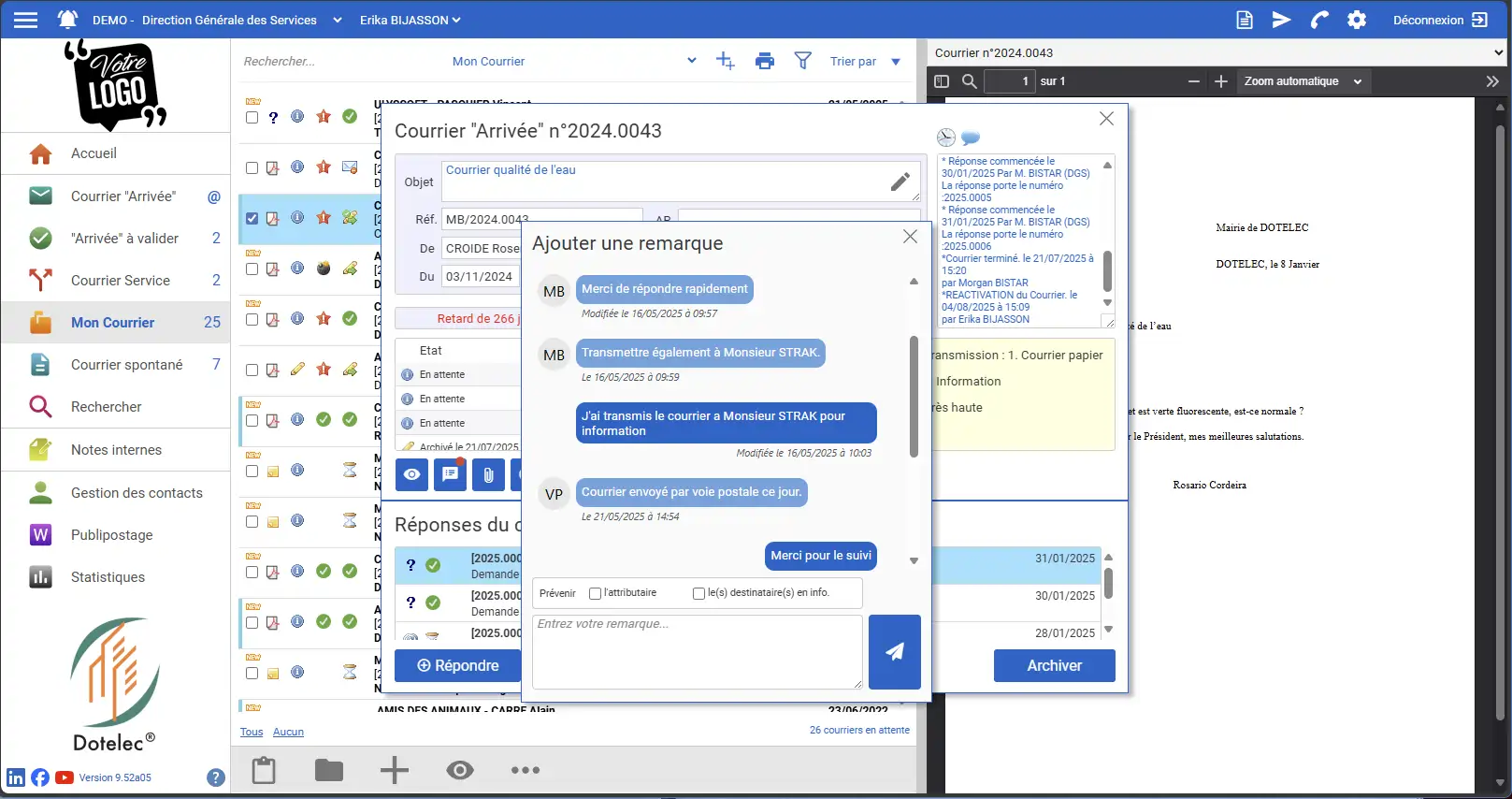 GC - RemarqueHistorique